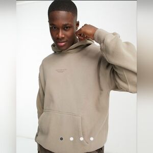Abercrombie & Fitch Oversized Hoodie with Central Logo